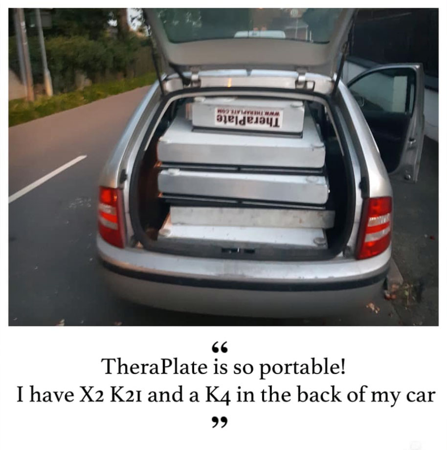 TheraPlate portable car